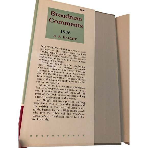 Broadman Comments 1956 By E.F. Haight Hardcover Book New - Picture 6 of 9